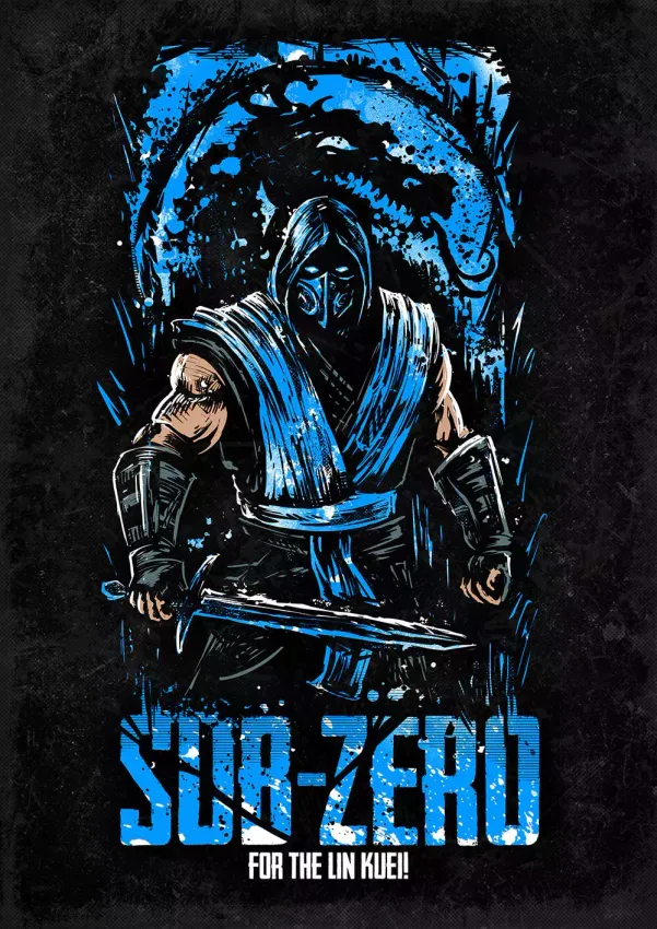 Открытка &quot;Mortal Kombat: Sub-Zero&quot;