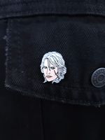 Металлический пин "Witcher: Geralt & Ciri"