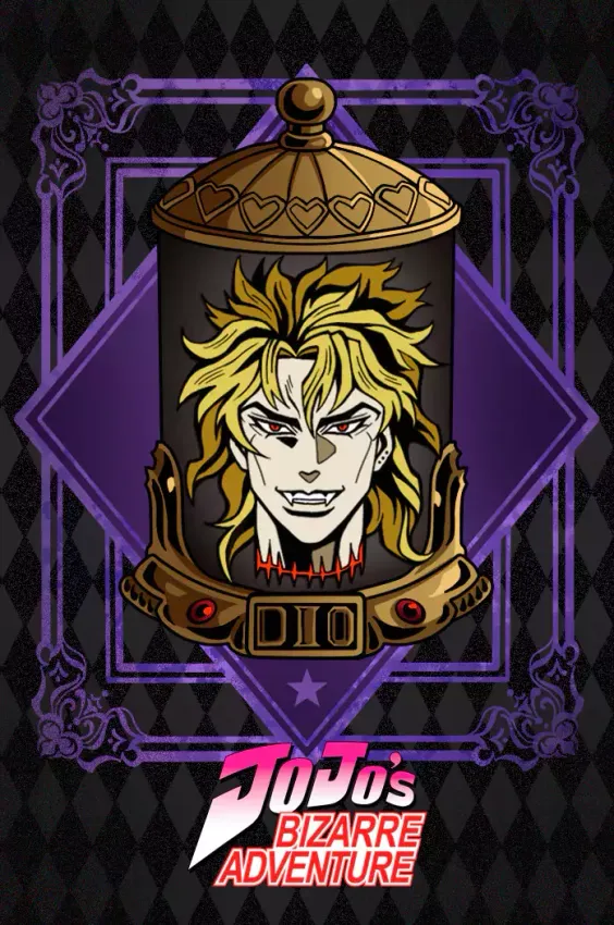 Металлический пин "JoJo: Dio's Head" Металлический пин "JoJo: Dio's Head"