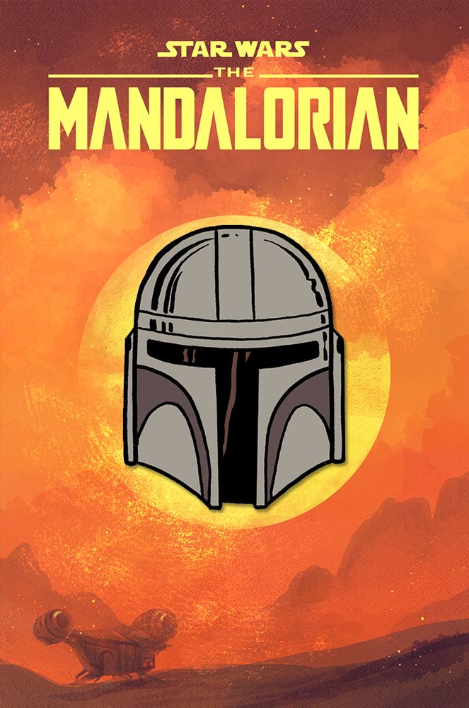 Металлический пин &quot;Star Wars The Mandalorian&quot;