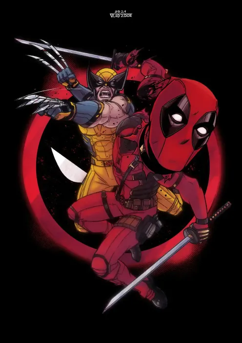 Открытка &quot;Deadpool &amp; Wolverine&quot;