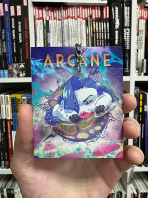 Акриловый брелок "Arcane: Jinx Porodized"