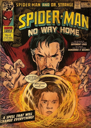 Постер "Spider-Man: No Way Home - "Doc Oc / A Spell" двусторонний