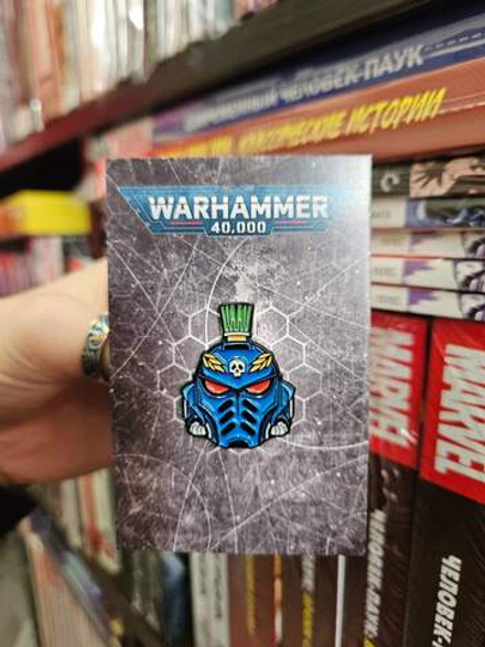 Металлический пин "Warhammer 40 000: Captain Uriel Ventris"