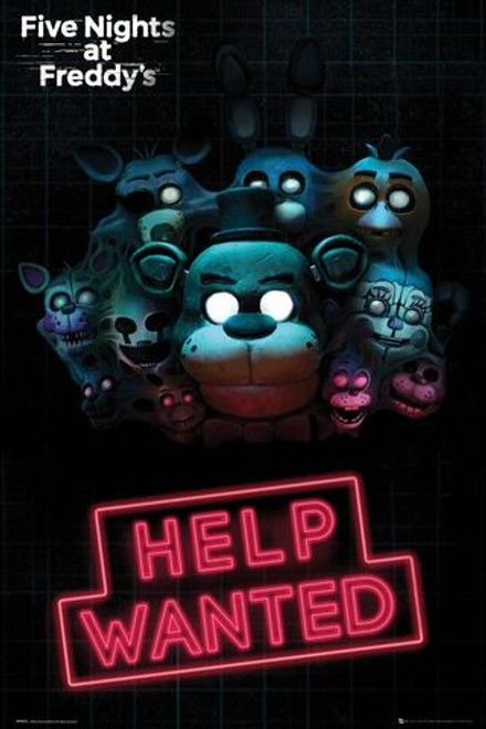 Лицензионный постер (392) FIVE NIGHTS AT FREDDY'S Help Wanted