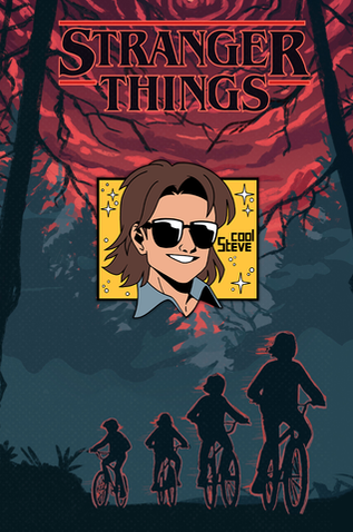 Металлический пин "Stranger Things: Cool Steve"