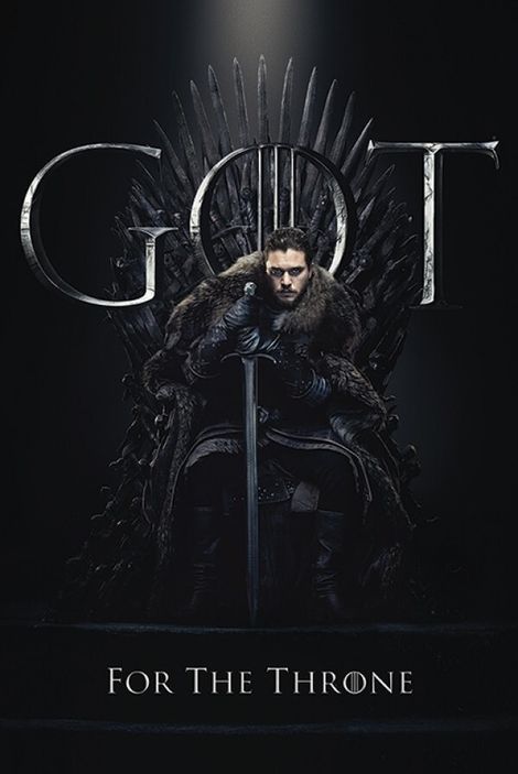 Лицензионный постер (258) Game of Thrones (Jon For The Throne)