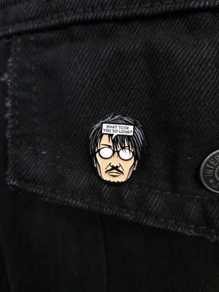 Металлический пин "Hideo Kojima"