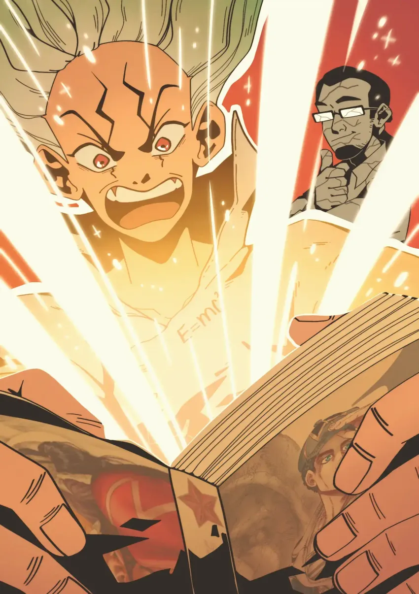 Открытка "Dr. Stone meets Moscow Calling"