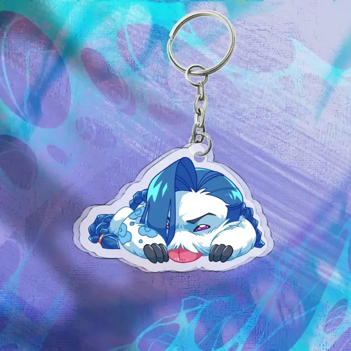 Акриловый брелок "Arcane: Jinx Porodized"