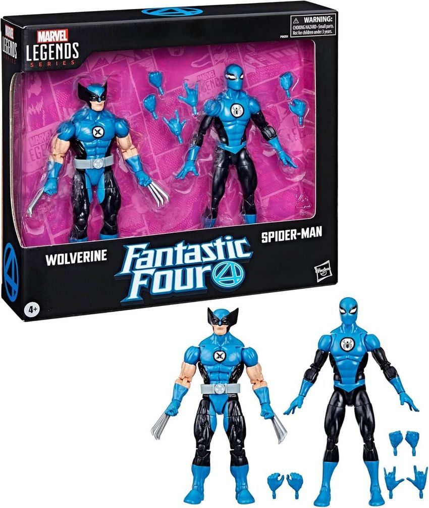 Wolverine and Spider-Man — Fantastic Four Marvel Legends 2-Pack