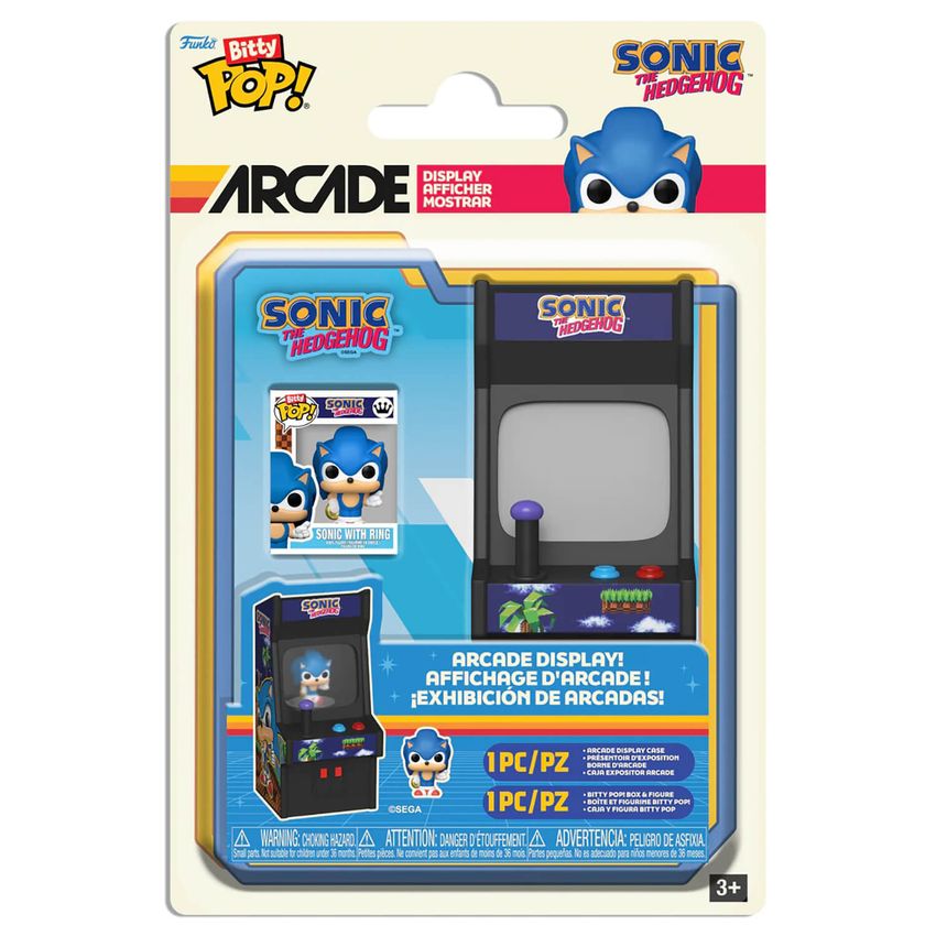 Funko Bitty POP! Arcade Sonic: The Hedgehog Sonic with Ring