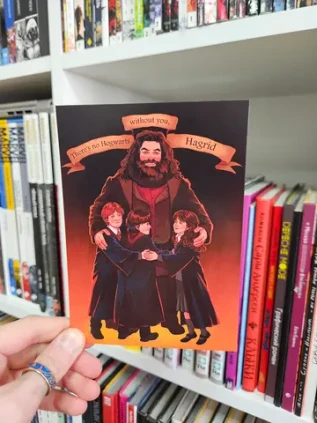 Открытка "Harry Potter: There's no Hogwarts without you, Hagrid"