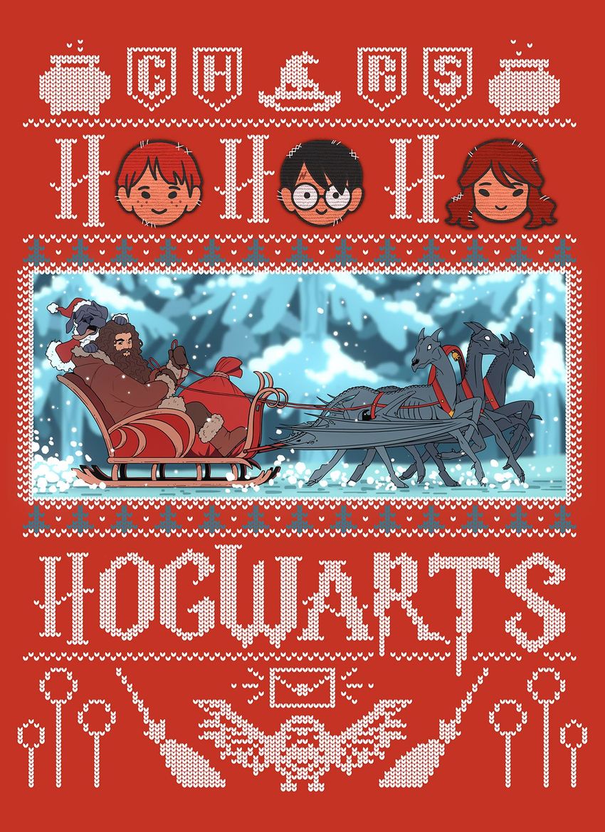 Открытка "Harry Potter: Ho-ho-hogwarts"