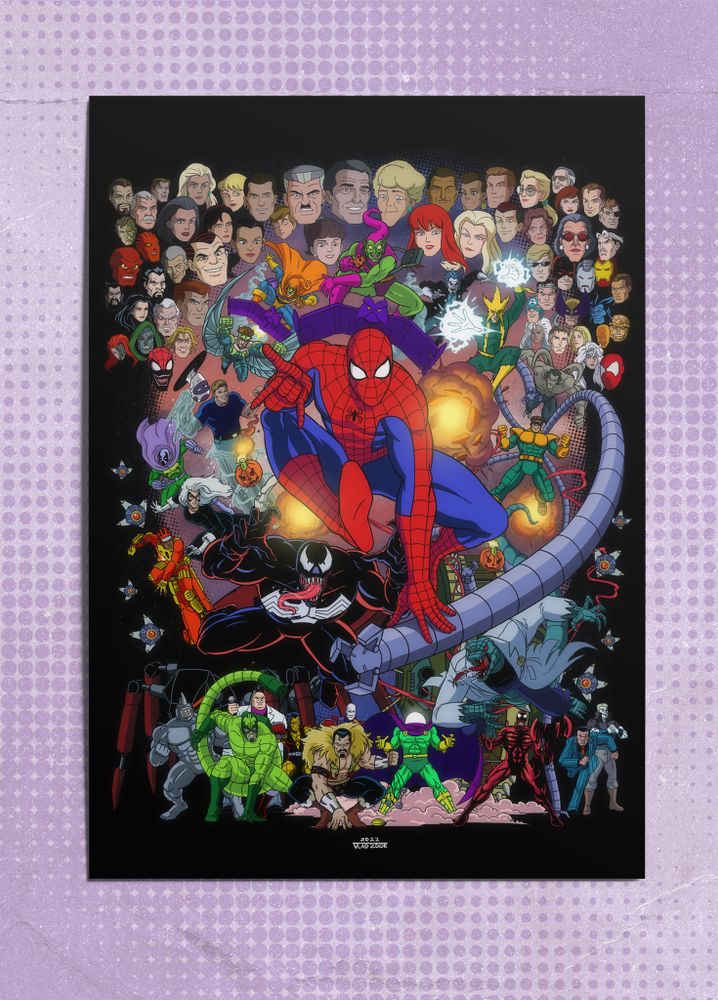Открытка &quot;Spider-Man 1994 Tribute&quot;