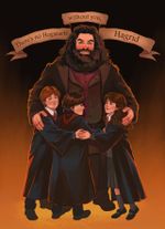 Открытка "Harry Potter: There's no Hogwarts without you, Hagrid"