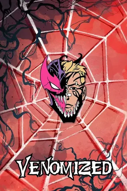 Металлический пин "Hawkeye Venomized"