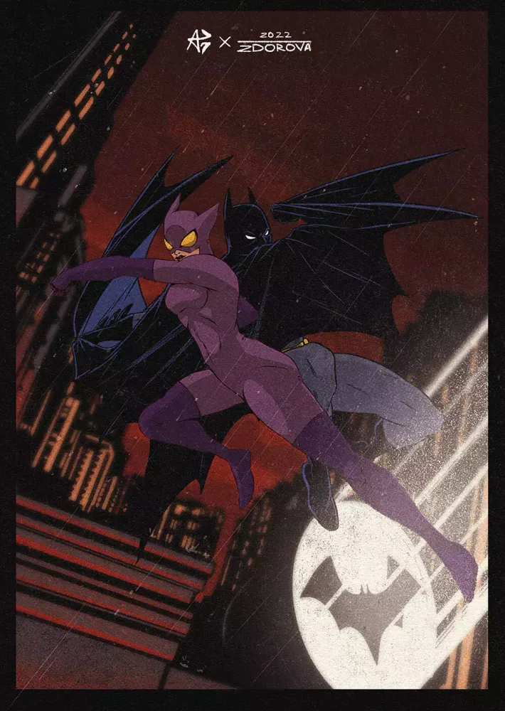 Постер &quot;Batman Catwoman&quot;