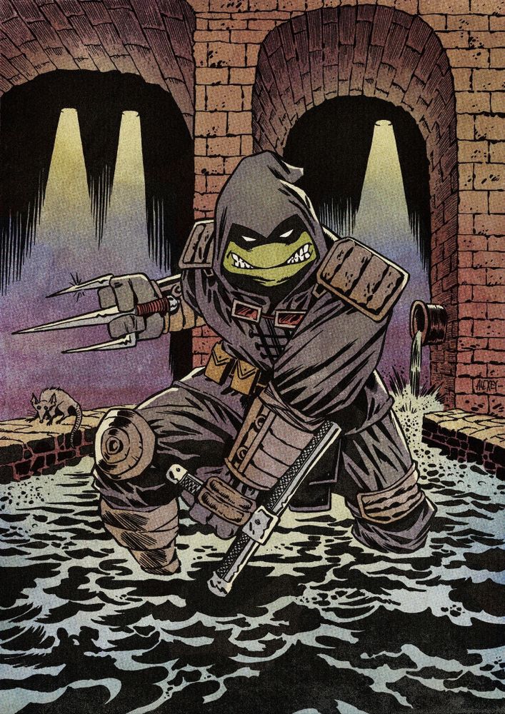Открытка &quot;Teenage Mutant Ninja Turtles: Last Ronin (Sewer)&quot;
