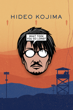 Металлический пин "Hideo Kojima"