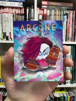 Акриловый брелок "Arcane: Vi Porodized"
