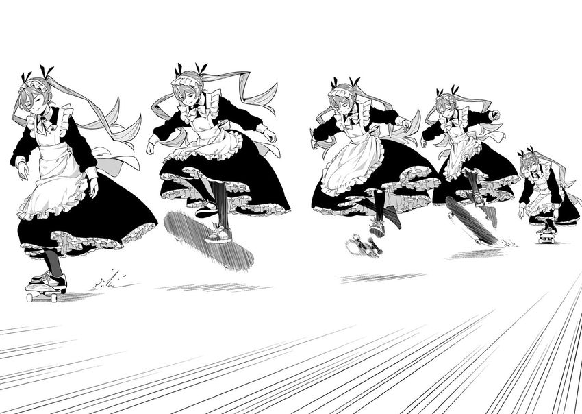 MAID SKATER. Горничные на скейтах. Том 1