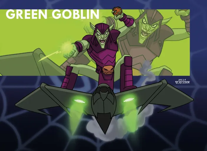 Открытка &quot;Spectacular Spider-Man: Green Goblin&quot;