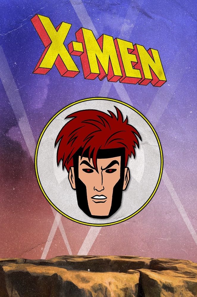 Металлический пин &quot;X-Men (1992) Gambit&quot;