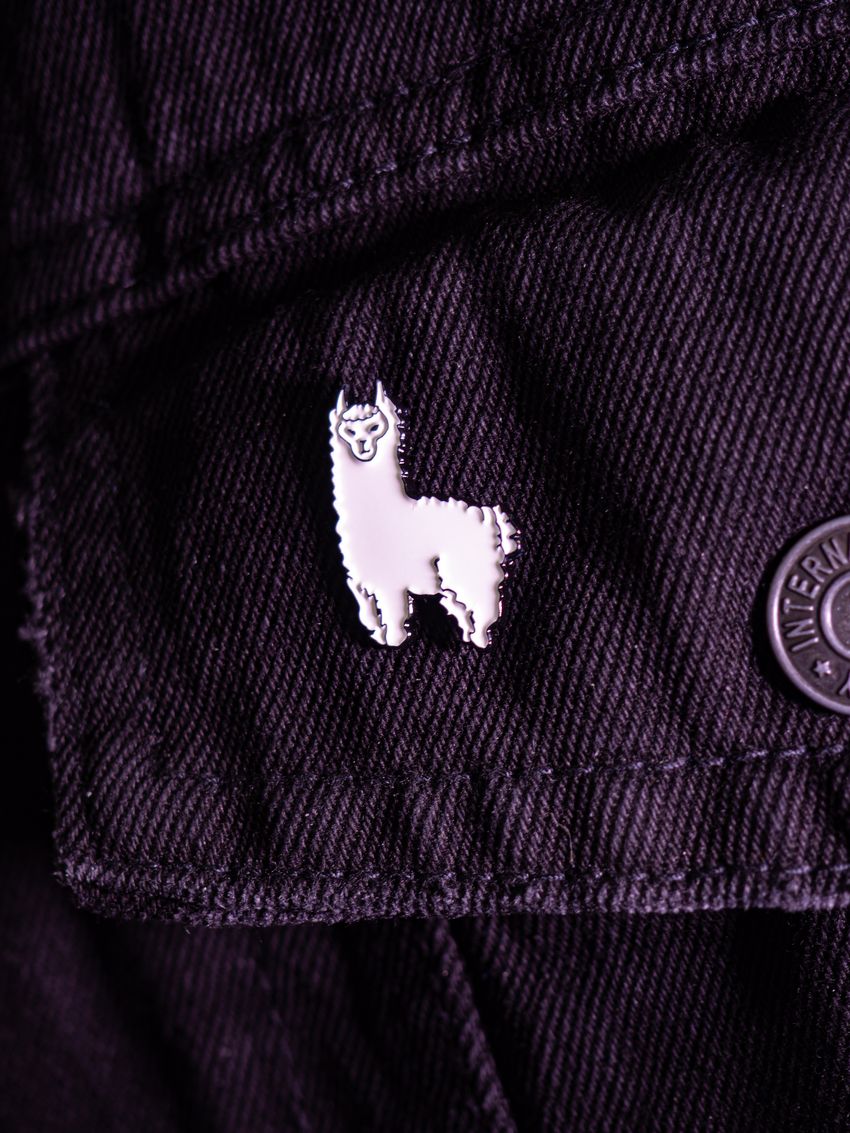 Металлический пин "Alpaca"