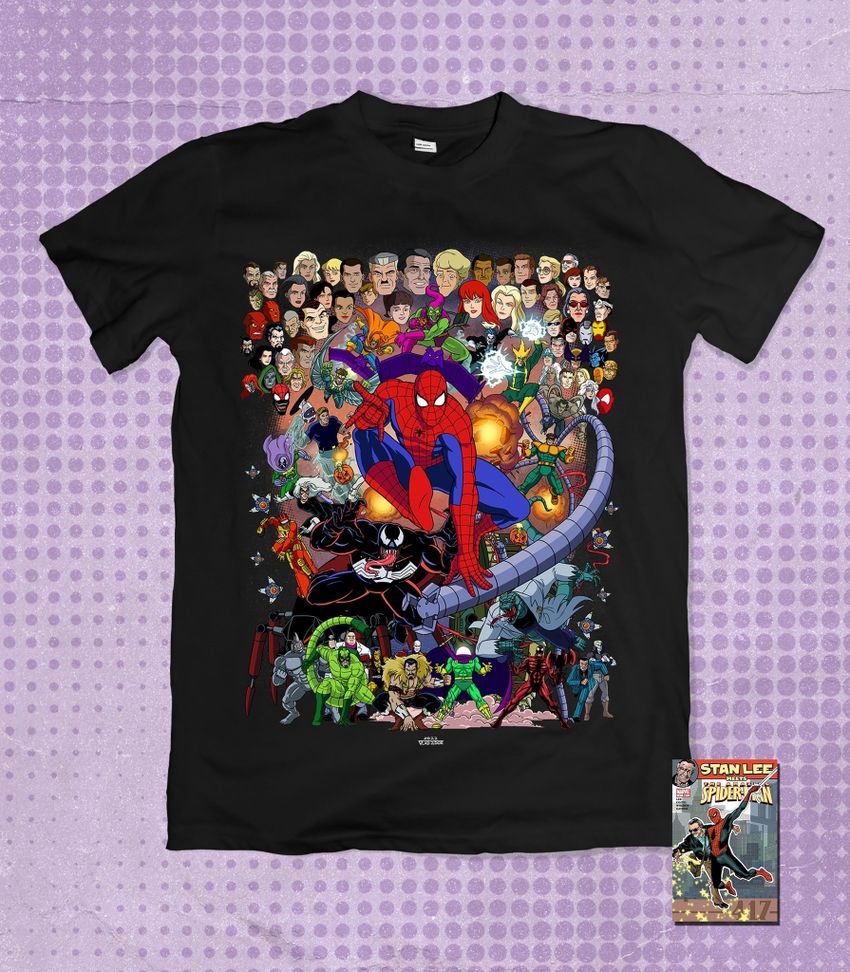 Футболка "Человек-Паук 1994" чёрная