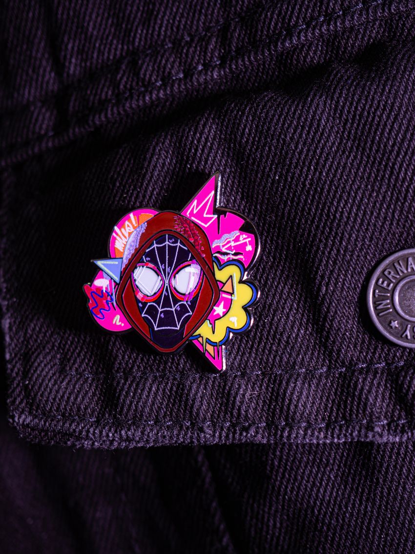 Металлический пин "Spider-Man (Spider-Verse)"