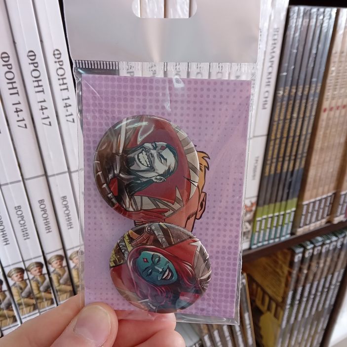 Набор значков из комикса Immortal X-MEN #3