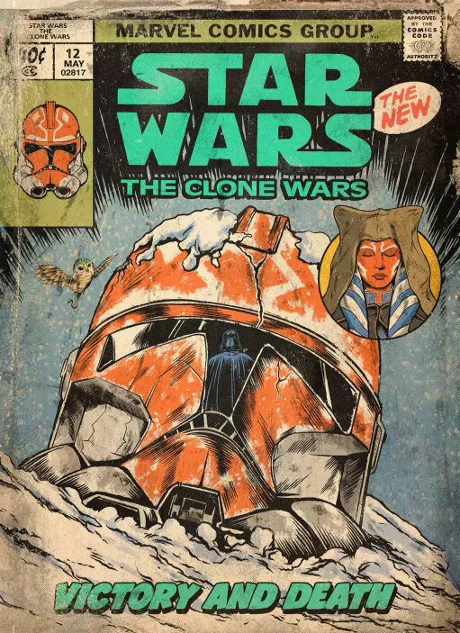 Открытка &quot;Star Wars The Clone Wars: Victory And Death&quot;