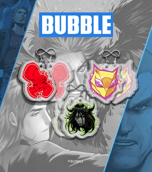 Набор акриловых серёжек "BUBBLE Будущее"