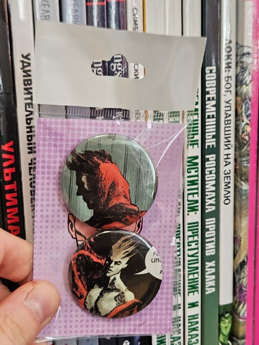 Набор значков из комикса Lucifer (2018) #2