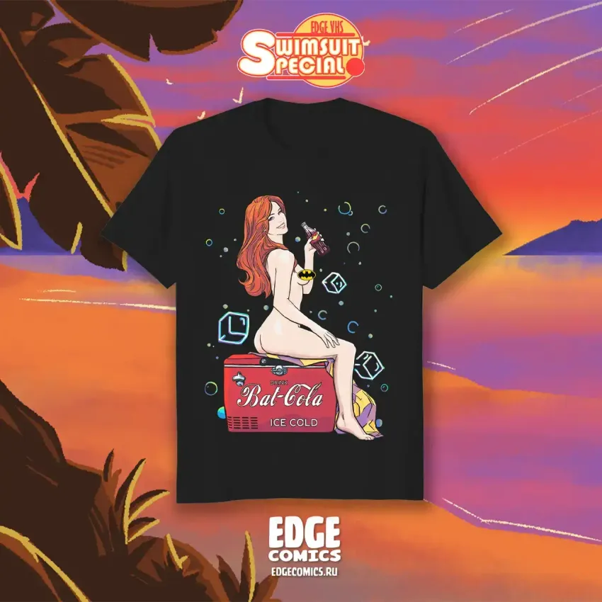 EDGE VHS: Swimsuit Special Crowdfunding: Футболка "Batgirl"