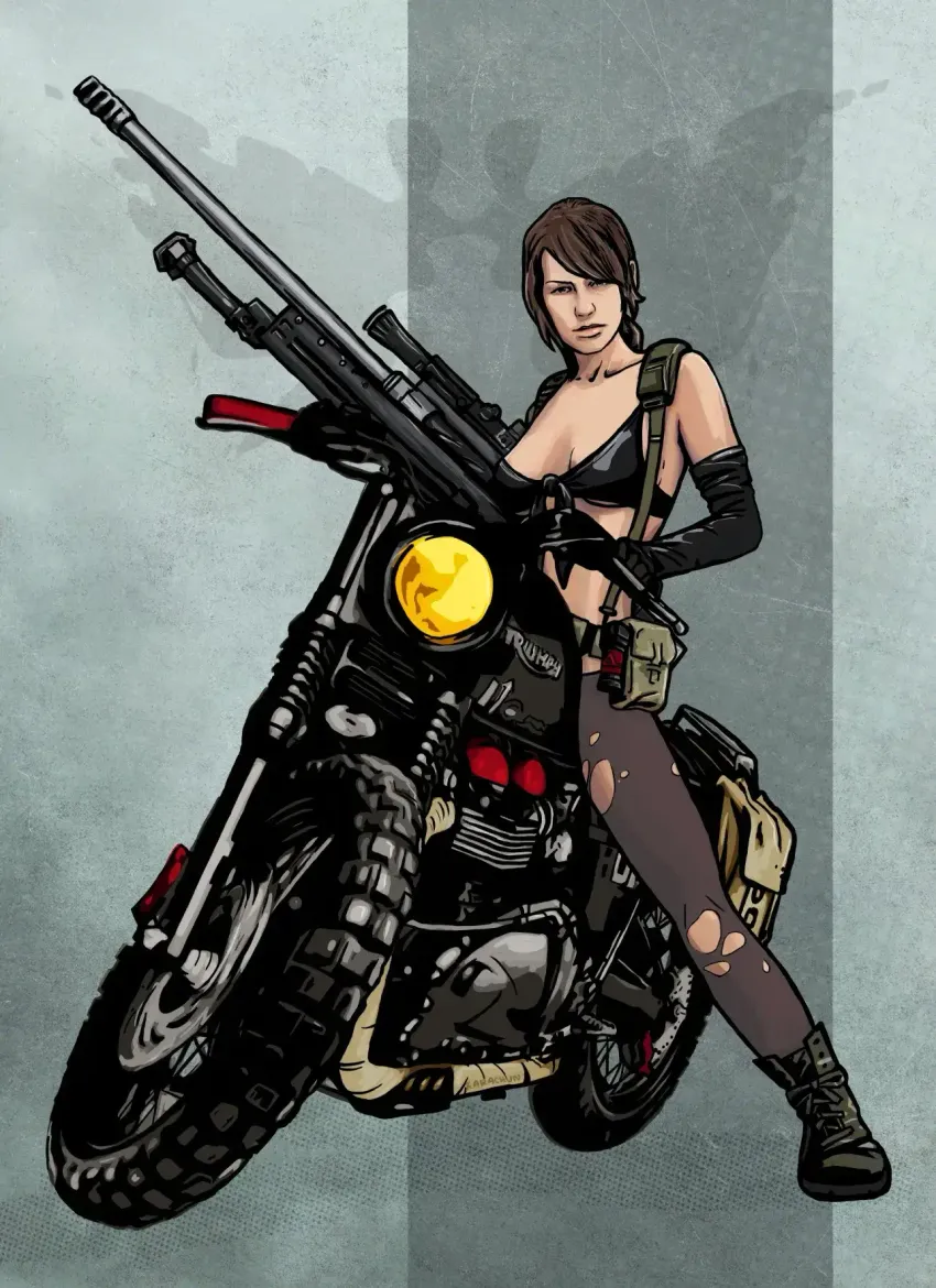 Открытка "Metal Gear Solid. Quiet"