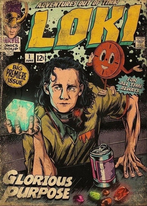 Открытка "Loki: Glorious Purpose"