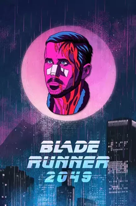 Металлический пин "Ryan Gosling in... Bladerunner 2049"