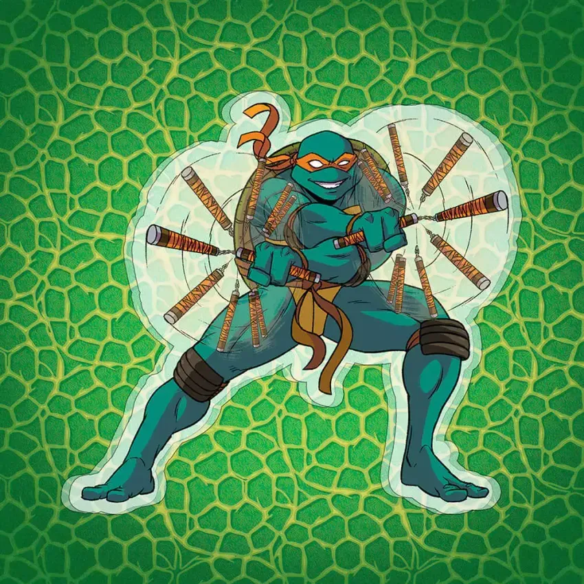 Акриловый стенд "TMNT: Michelangelo" Акриловый стенд "TMNT: Michelangelo"