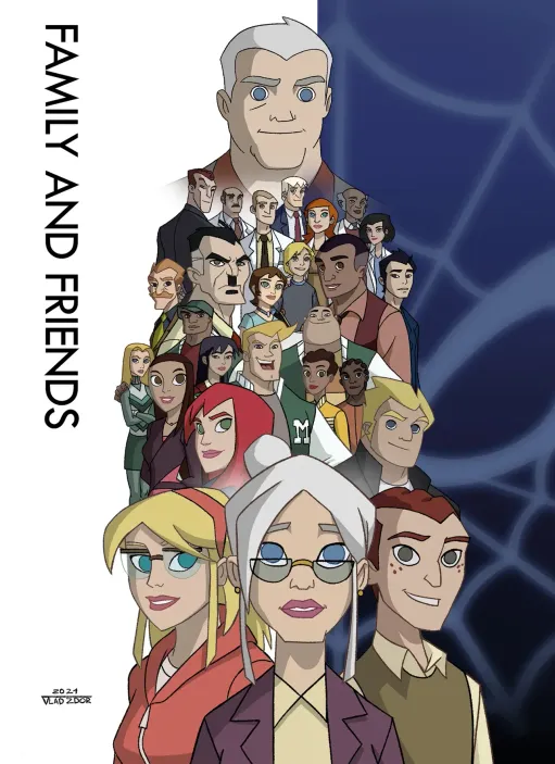 Открытка &quot;Spectacular Spider-Man: Family and Friends&quot;
