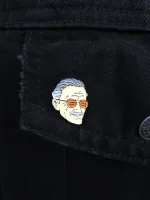 Металлический пин "Stan Lee"