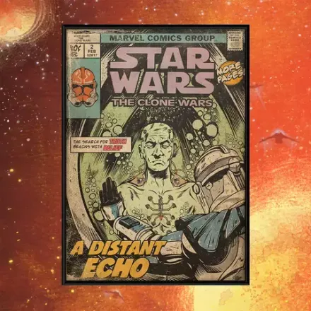 Постер "Star Wars The Clone Wars: A Distant Echo"