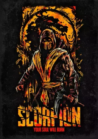Постер "Mortal Kombat: Scorpion"