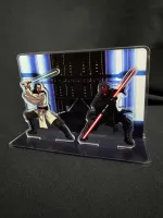 Составной акриловый стенд "Star Wars. Duels. Qui-Gon Jinn vs Darth Maul"
