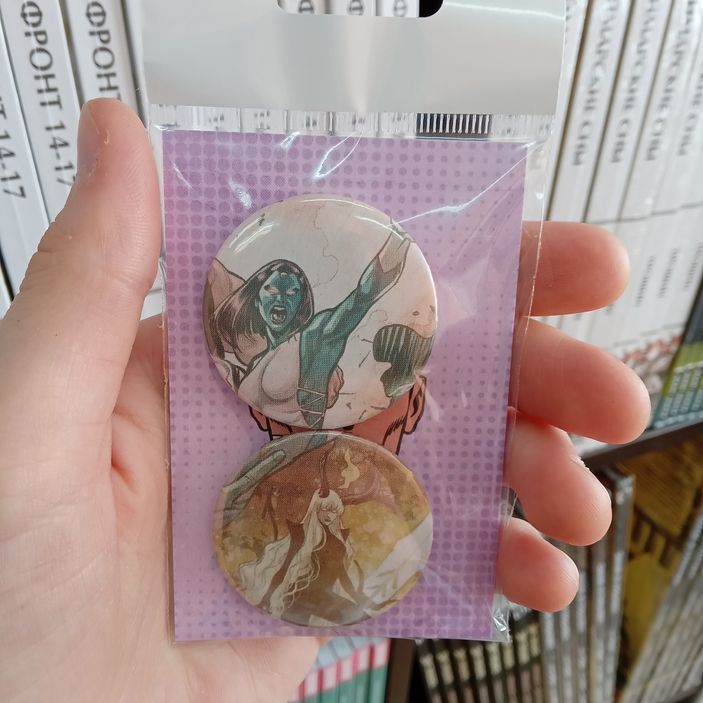 Набор значков из комикса Immortal X-MEN #3