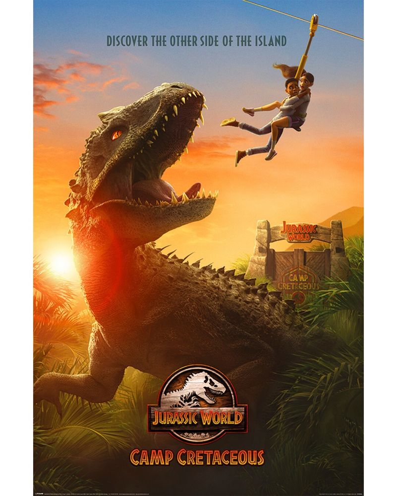 Лицензионный постер (408) Jurassic World Camp Cretaceous