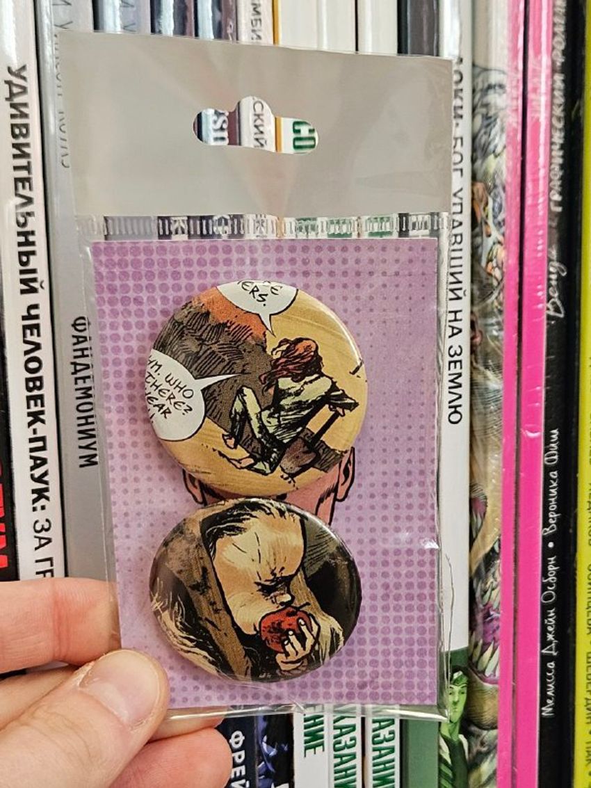 Набор значков из комикса Lucifer (2018) #2