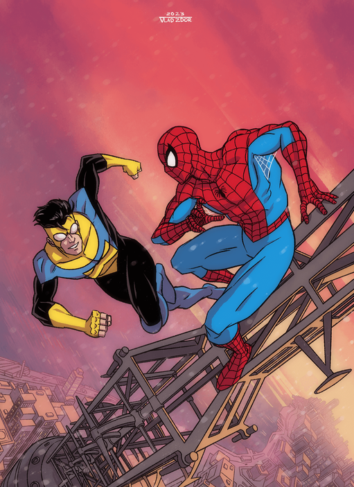 Открытка &quot;Invincible: Spider-Man Team-Up&quot;