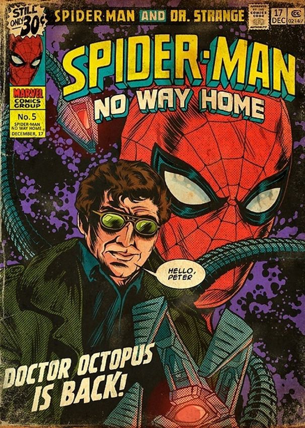Открытка "Spider-Man No Way Home #5" Открытка "Spider-Man No Way Home #5"